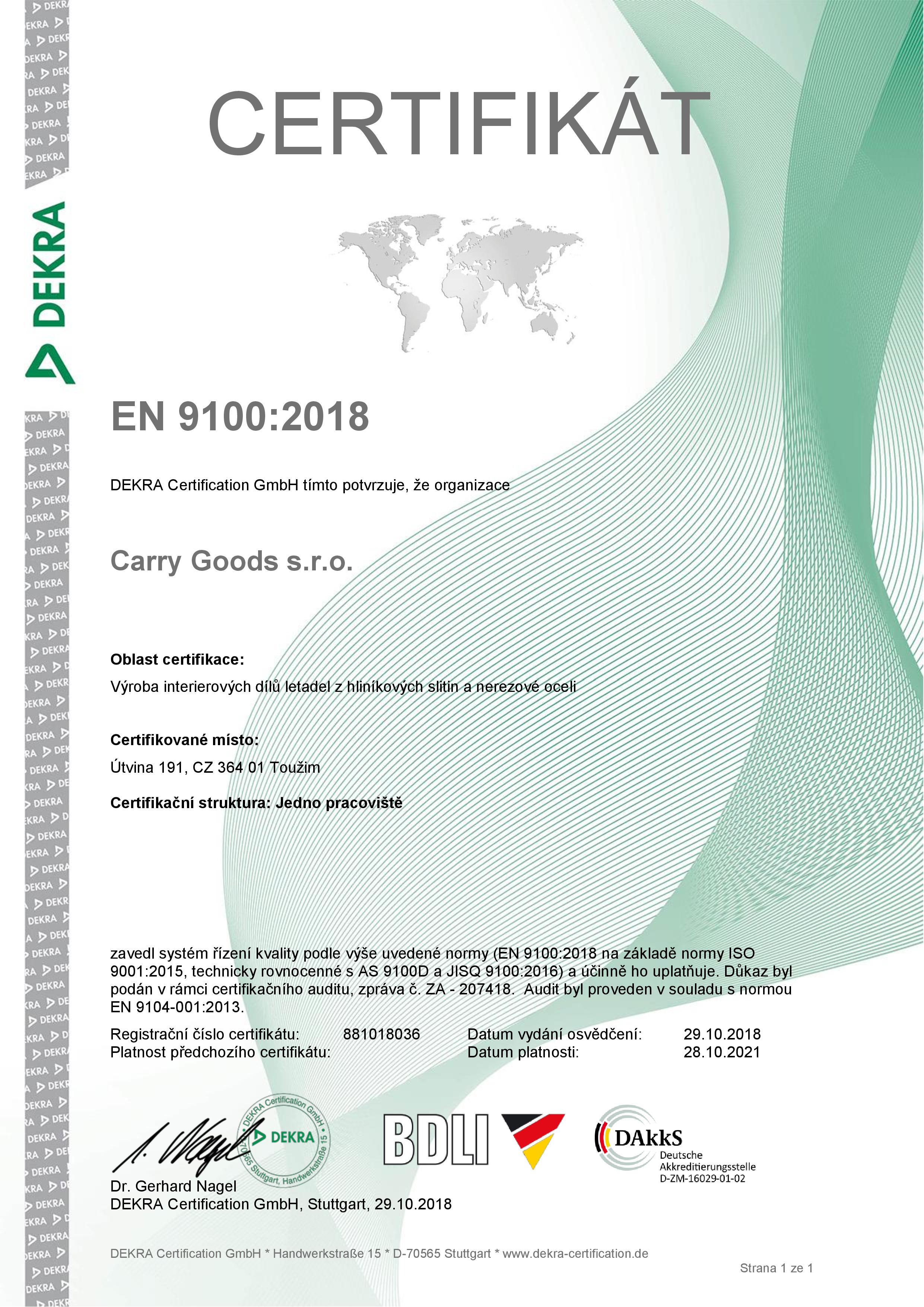 Certificate EN 9100_2018 cz logo-page-001